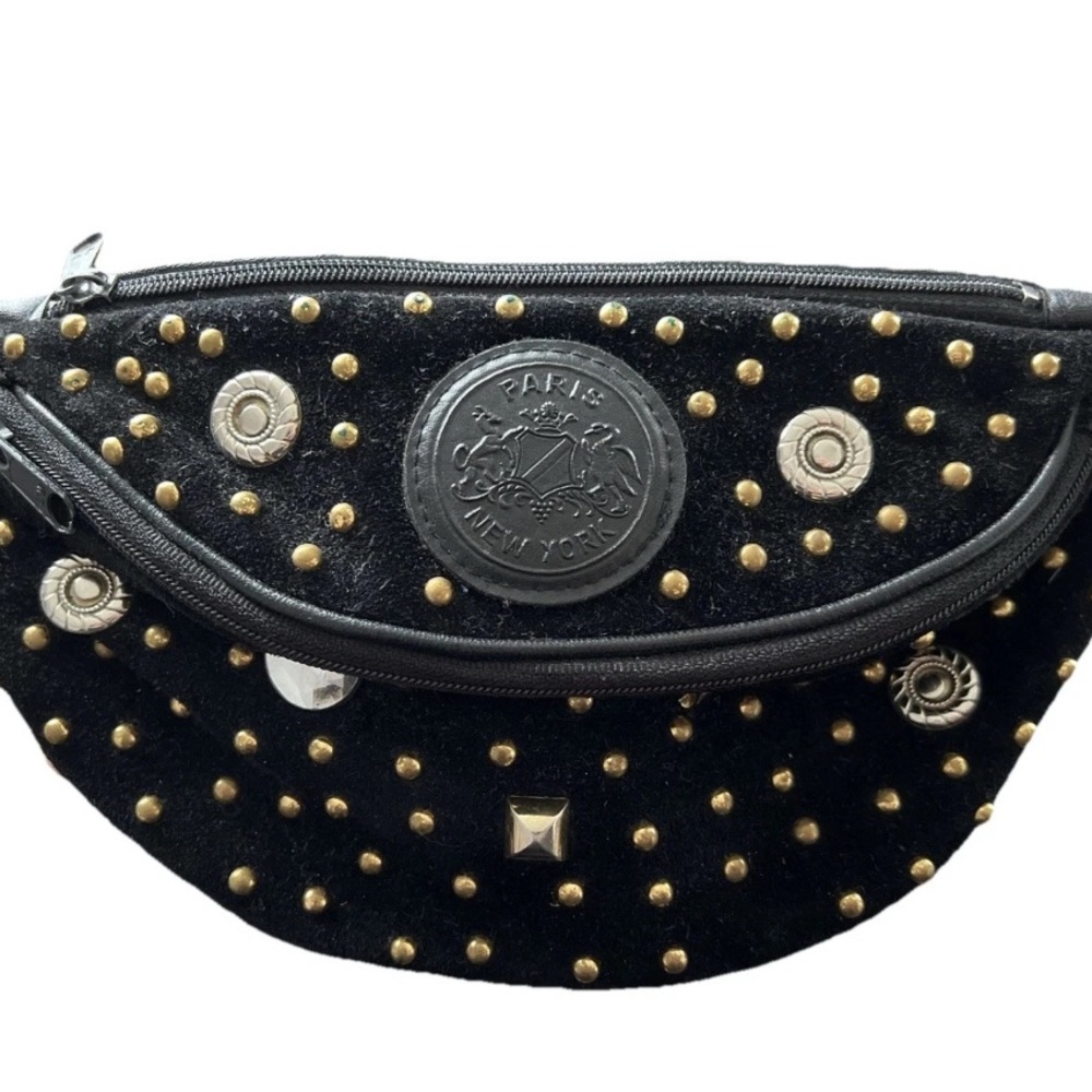 Black Studded Women's Bag/Fanny Pack